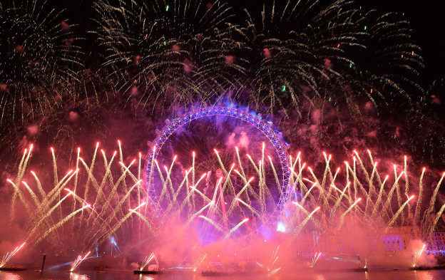 New Year Celebrated Across the United Kingdom