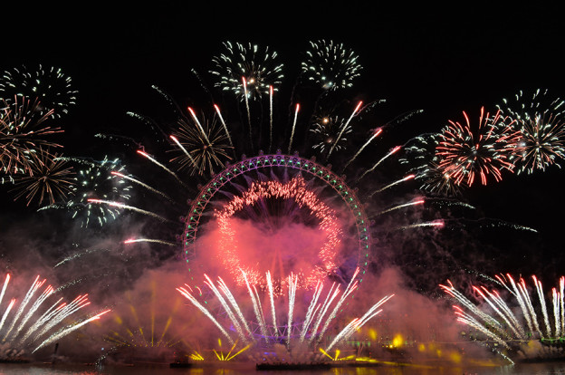 New Year Celebrated Across the United Kingdom