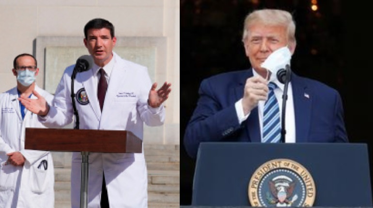 President Trump’s Doctor says He is No Longer at Risk of Coronavirus Spread